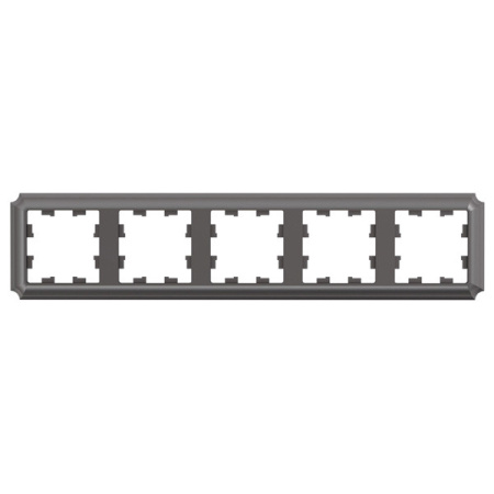 ATLASDESIGN ANTIQUE 5-постовая рамка, универсальная, мокко Systeme Electric