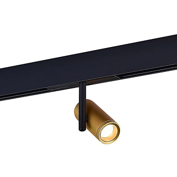 Магнитный трековый светильник Золотистый LED 1*8Вт 3000К 550Lm Ra>90 36° IP20 D42xH135 48В ST808.236.08 ST LUCE