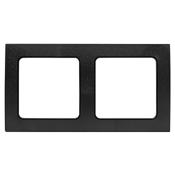 Стокгольм Рамка 2-местная черная EKF