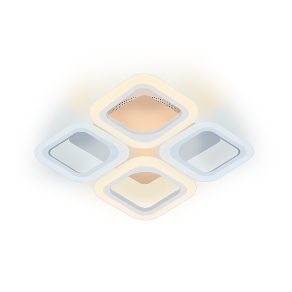 Люстра св/д диммируемая MONZA 52W(4160 Лм) 2700К+6400К/4200К/6400К+2700К белый Ritter  Люстра св/д диммируемая MONZA 52W(4160 Лм) 2700К+6400К/4200К/6400К+2700К белый Ritter