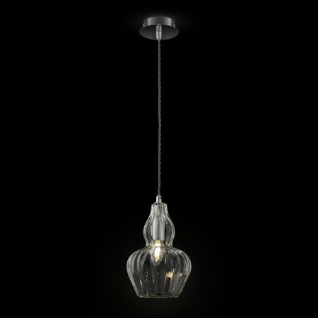 Подвесной светильник 1*E14 40Вт Никель IP20 Eustoma MOD238-PL-01-GN Maytoni