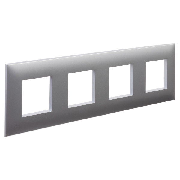 Рамка "Avanti", "Закаленная сталь", 4 поста (8 мод.) DKC