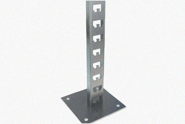 Стойка кабельная напольная одинарная К1171х2000 УТ1,5 горячее цинкование, S2,5, L2000