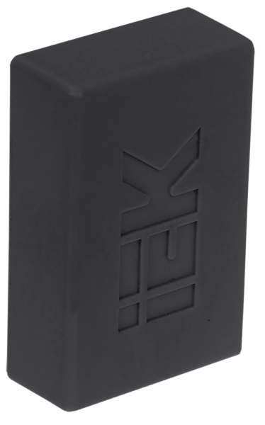 ELECOR Заглушка КМЗ 25х16 черный (4шт/компл) IEK