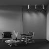Потолочный светильник 1*GU10 35Вт Белый с Золотом IP20 Ceiling & Wall C044CL-01-30GU10-W Technical Maytoni