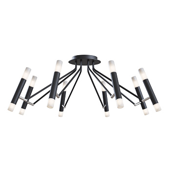 Потолочный светильник 16*G9 25Вт Черный IP20 Vigo MOD620CL-16B Technical