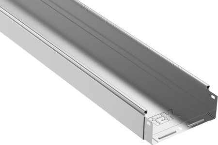 ESCA Лоток неперфорированный 80х150х3000 RAL 9016 IEK