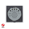 Сенсорный выключатель ZigBee (Wi-Fi) 2 клавиши 1 пост Белый Livolo