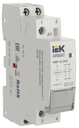 Контактор модульный KMR 16А 230В AC 2НЗ ARMAT IEK