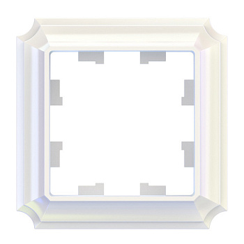 ATLASDESIGN ANTIQUE 1-постовая рамка, жемчуг Systeme Electric