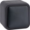 Donel W55 Переключатель 1-кл. накладной, антрацит, IP55, серия (тип) DIP55