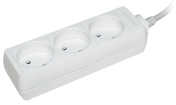 Удлинитель У3 3 места 2P/5м 2х0,75мм2 10А/250В IEK