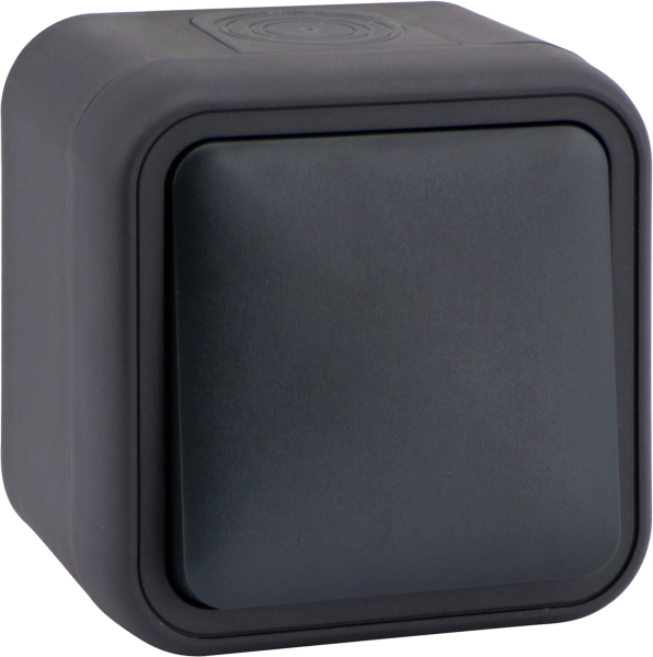 Donel W55 Переключатель 1-кл. накладной, антрацит, IP55, серия (тип) DIP55