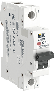 Выключатель автоматический ВА МОД M06N-DC 1П C 40А ARMAT IEK