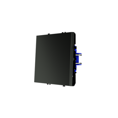 Выключатель встраиваемый Voltum S70 одноклавишный 10А, (титан)