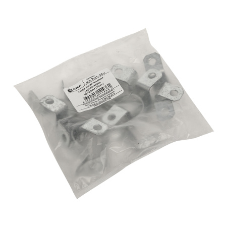 Скоба металлическая двухлапковая d21-22 мм (10 шт) PROxima EKF