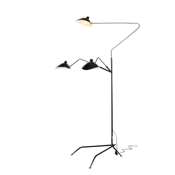 Торшер Черный/Черный, Белый E27 3*60Вт SL305.405.03 ST LUCE