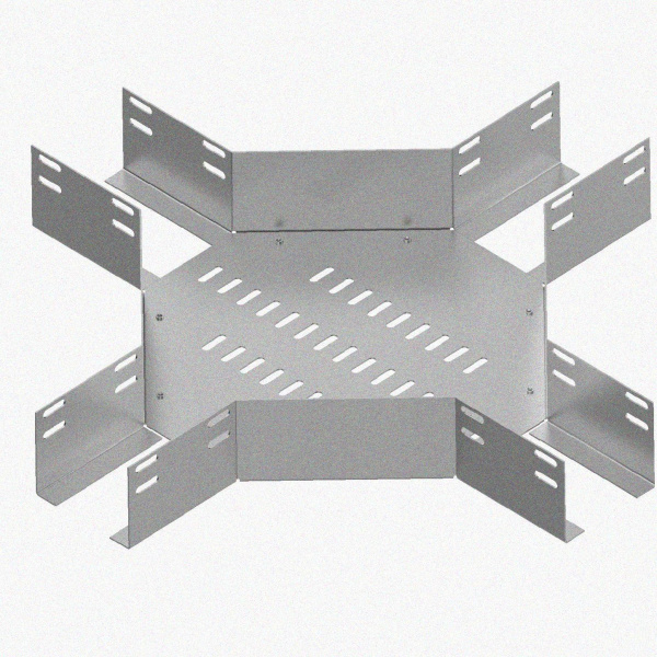 Лоток крестообразный перфорированный КМ 250х80 У3, окрашенный, S1,5