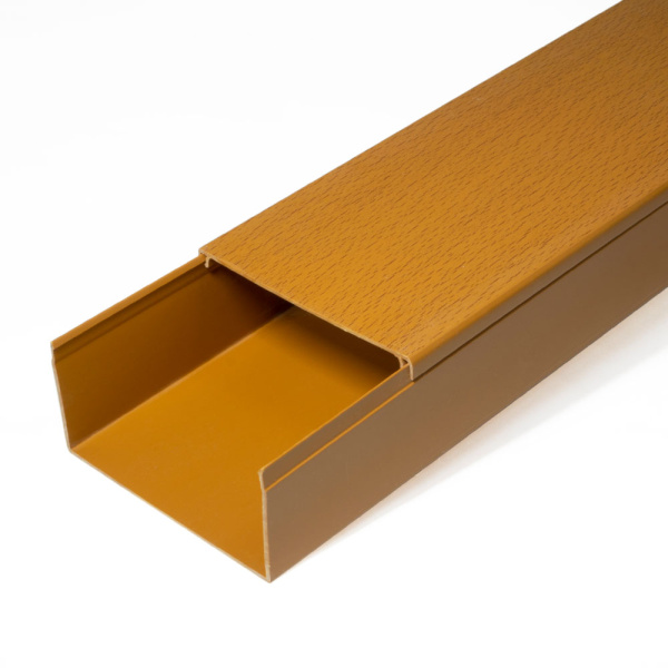 Кабель-канал бук 2-й замок 80х60 мм (18м/уп) Промрукав Кабель-канал бук 2-й замок 80х60 мм (18м/уп) Промрукав