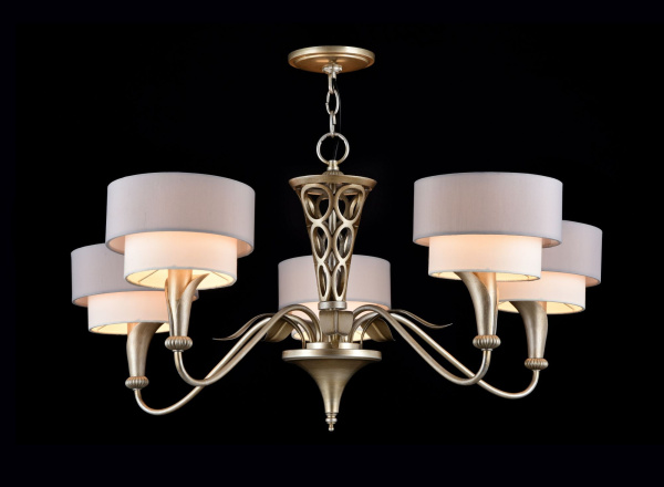 Люстра 5*E14 40Вт Серебро Антик IP20 Lillian H311-05-G Maytoni