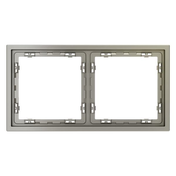 Рамка пластиковая Voltum S70 на 2 поста, (шелк)