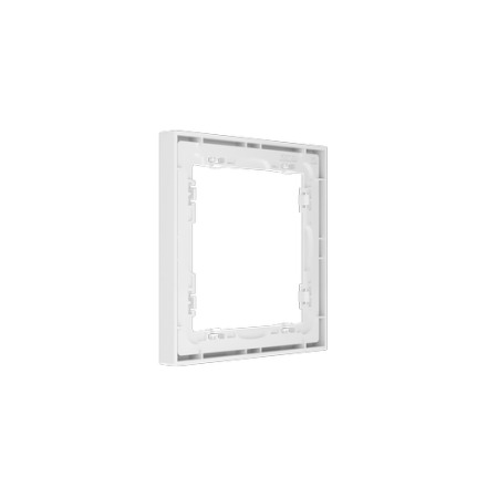 Рамка пластиковая Voltum S70 на 1 пост, (белый глянцевый)