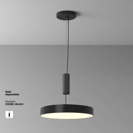 Потолочный светильник LED 45Вт Черный IP20 Ceiling & Wall C032CL-45W3K-RD-B Technical Maytoni