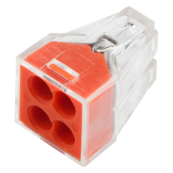 GTER6-04-75-P клемма строительно-монтажная, СМК, 4-проводная, 0.75-2.5 мм2, с пастой, 100/5000 General