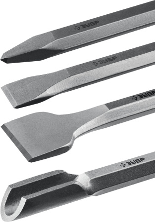 ПРОФЕССИОНАЛ БУРАН SDS-Plus Набор зубил 250 мм, 4 шт ЗУБР