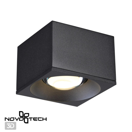 Св-к накл.св/д IP20 LED 4000К 12W 220V PATERA черный B NOVOTECH