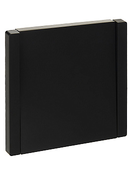 FORTE&PIANO Выключатель 1-клавишный проходной 10А FP103 черный IEK