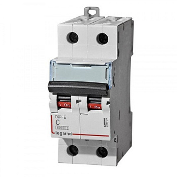 Выключатель автоматический ВА МОД 2П 25А С 6кА DX3-E Legrand