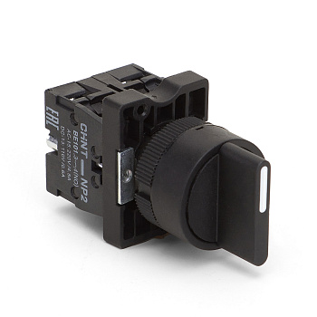 Переключатель NP2-ED25, 2 положения фиксацией, 1НО+1НЗ, IP40 (R) CHINT