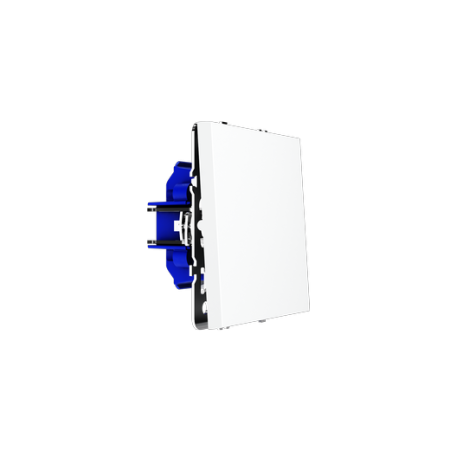 Проходной переключатель встраиваемый Voltum S70 одноклавишный 10А, (белый матовый)