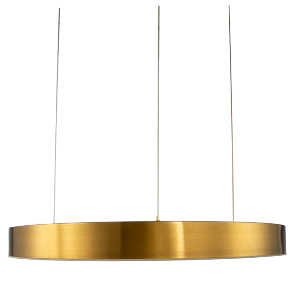 Светильник св/д Light Ring Horizontal Copper Gold 63W 3000К D100 латунь bl