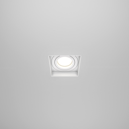 Встраиваемый светильник 1*GU10 50Вт Белый IP20 Downlight DL003-01-W Technical Maytoni