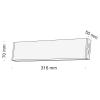 Бра 12Вт 4000K Серый IP20 Vilora C937-WL-01-12W-N Technical