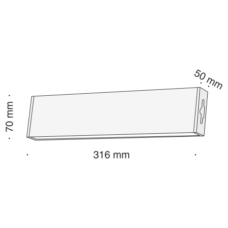 Бра 12Вт 4000K Серый IP20 Vilora C937-WL-01-12W-N Technical