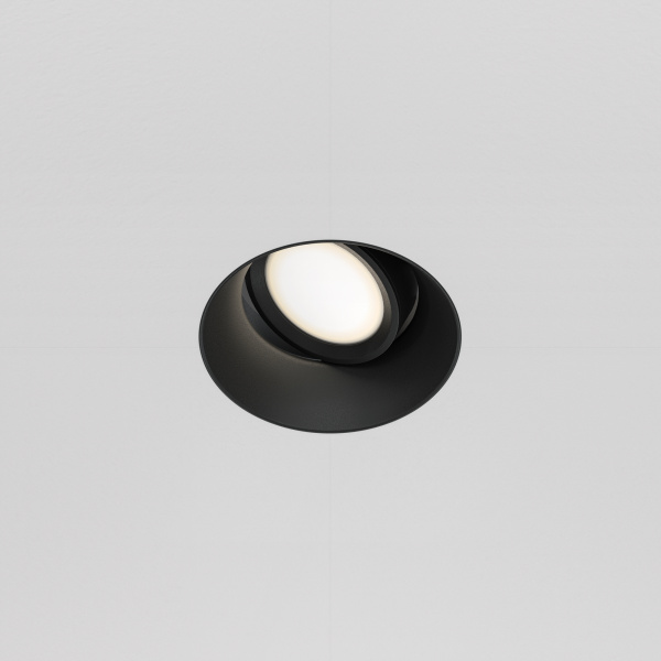 Встраиваемый светильник 1*GU10 50Вт Черный IP20 Downlight DL042-01-RD-B Technical Maytoni