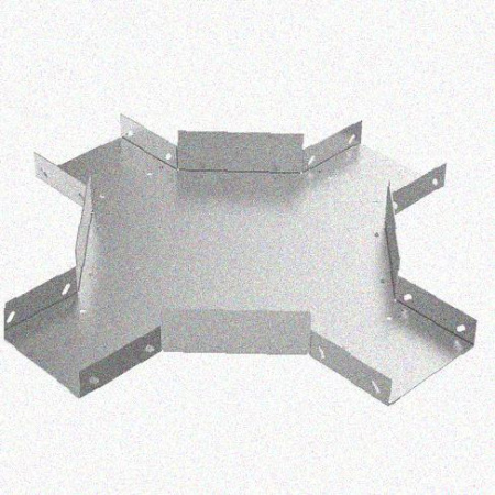 Лоток крестообразный замковый перфорированный КМЗ 300х65 УХЛ1, горячее цинкование, S1,5