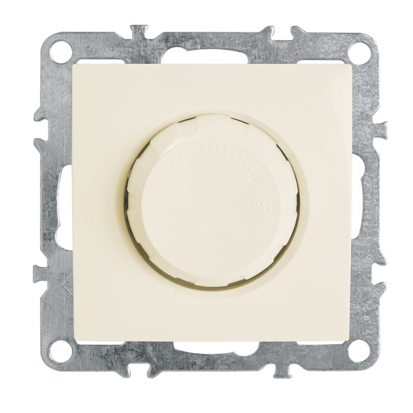 Выключатель диммирующий (механизм), STEKKER, PSW10-9106-02, 250В, 650W, серия Эрна, слоновая кость