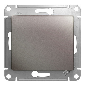 GLOSSA  Переключатель СУ 1 кл. 10А платина IP20 Schneider Electric