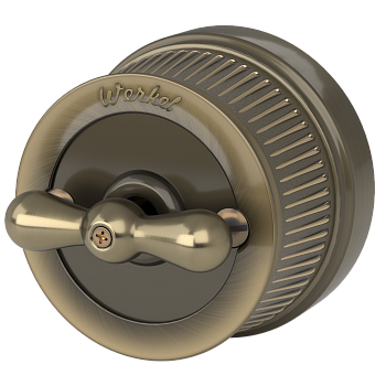 Переключатель одноклавишный (Бронзовый) Ретро ОУ IP20 Werkel