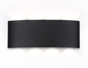 Светильник светодиодный уличный настенный архитектурный ST4464/8 BK черный IP65 LED 4200K 8W 210*80*46 Ambrella Light