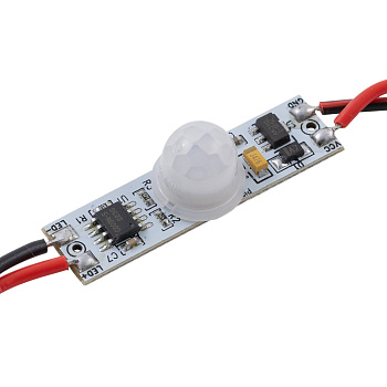 Выключатель с ИК датчиком движения на корпусе, монохром., 12/24В, 36/72Вт, IP20, 38х10х6,2мм. APEYRON