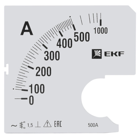 Шкала сменная для A961 500/5А-1,5 PROxima EKF