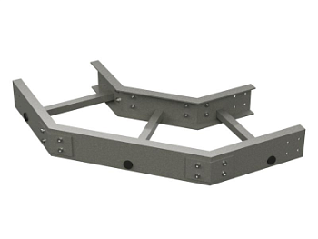 Угол горизонтальный 90° 150x750 R300, стеклопластик G5 DKC