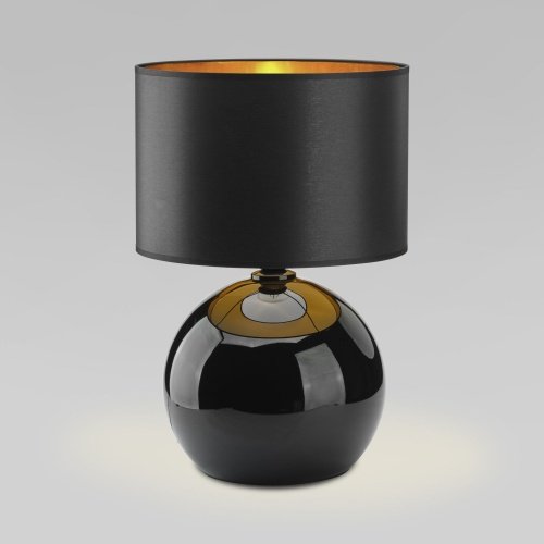 Настольная лампа с абажуром 1*E27 60Вт черный IP20 (5081 Palla) TK Lighting