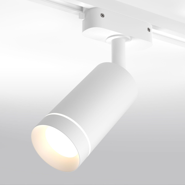 Трековый светодиодный светильник для однофазного шинопровода 7Вт 4200К белый IP20 Glory (a044000) Elektrostandard