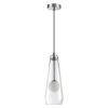 Подвес G9 1*40W LOSTAR хром/белый/прозрачный/стекло C ODEON LIGHT